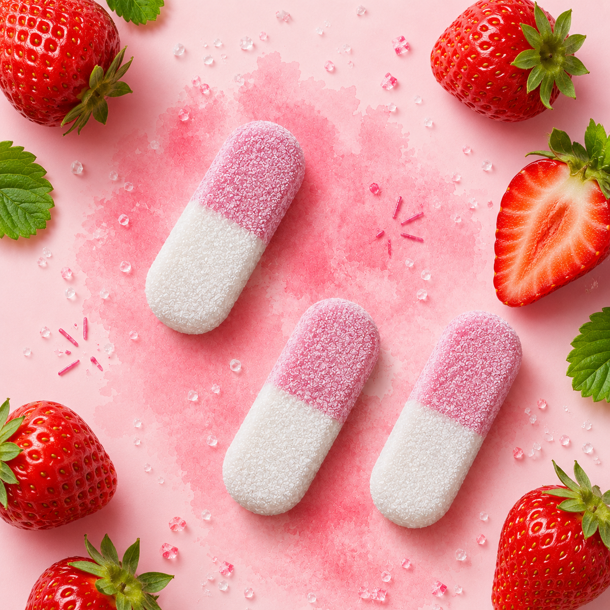Briquettes fraise acide-  Frisia Veggie