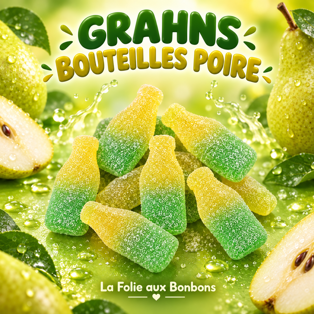 Bouteilles Poire Grahns