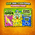 Sour Shok Storm Dipper Framboise fraise