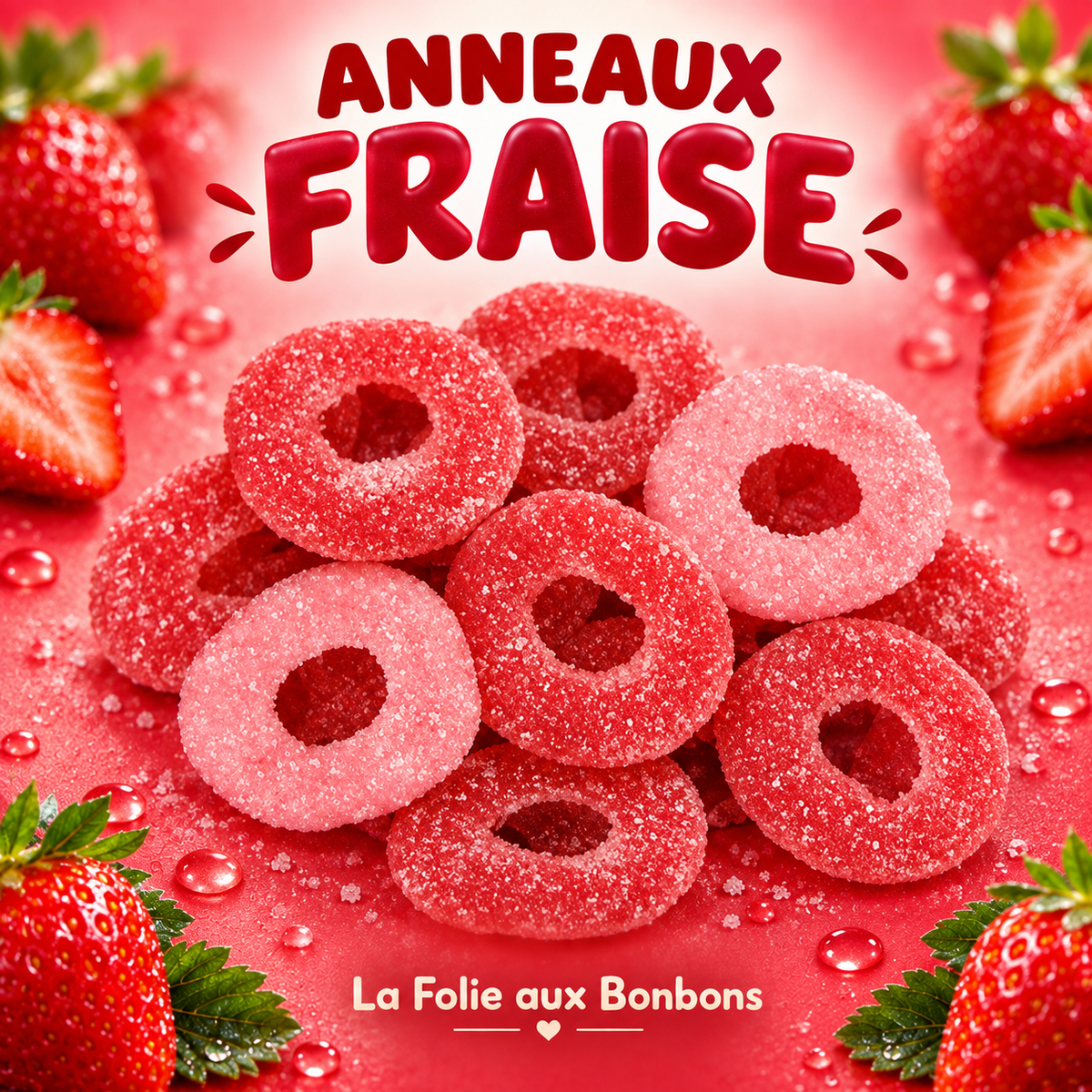 Anneau dulceplus Fraise