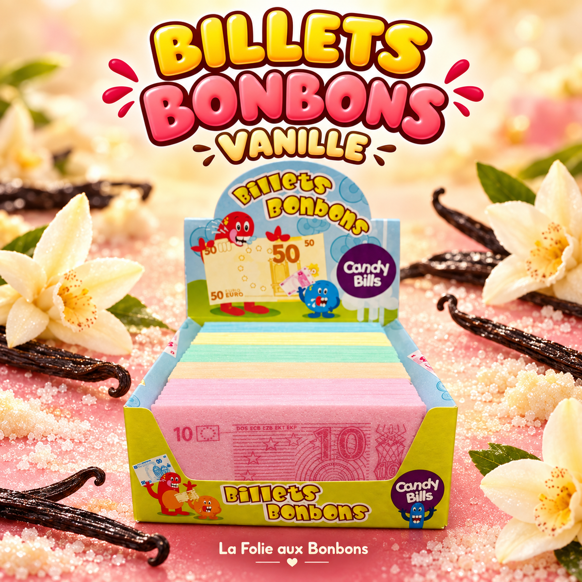 Lot de 10 Billets de Bonbon