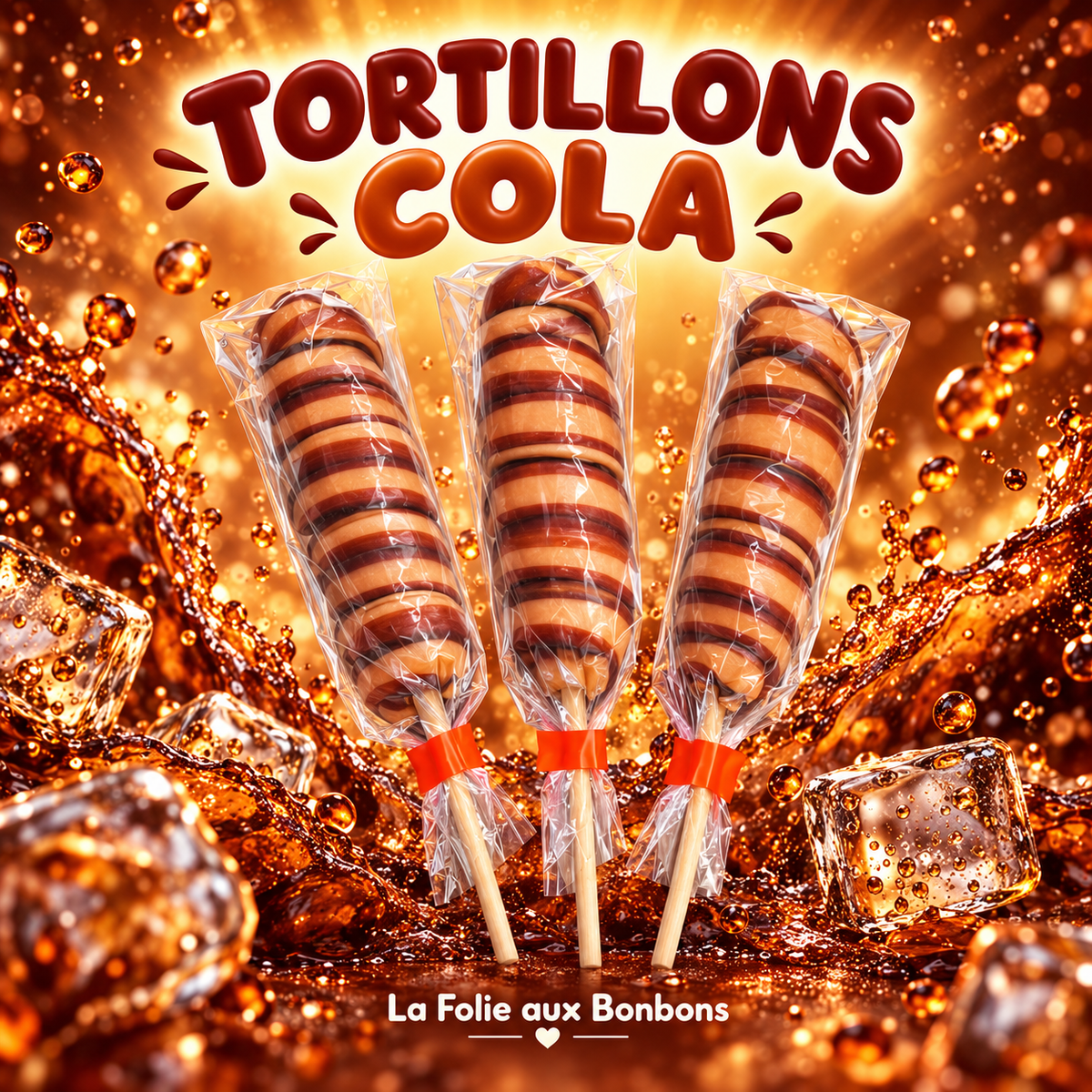 sucette tortillon / brebion Cola
