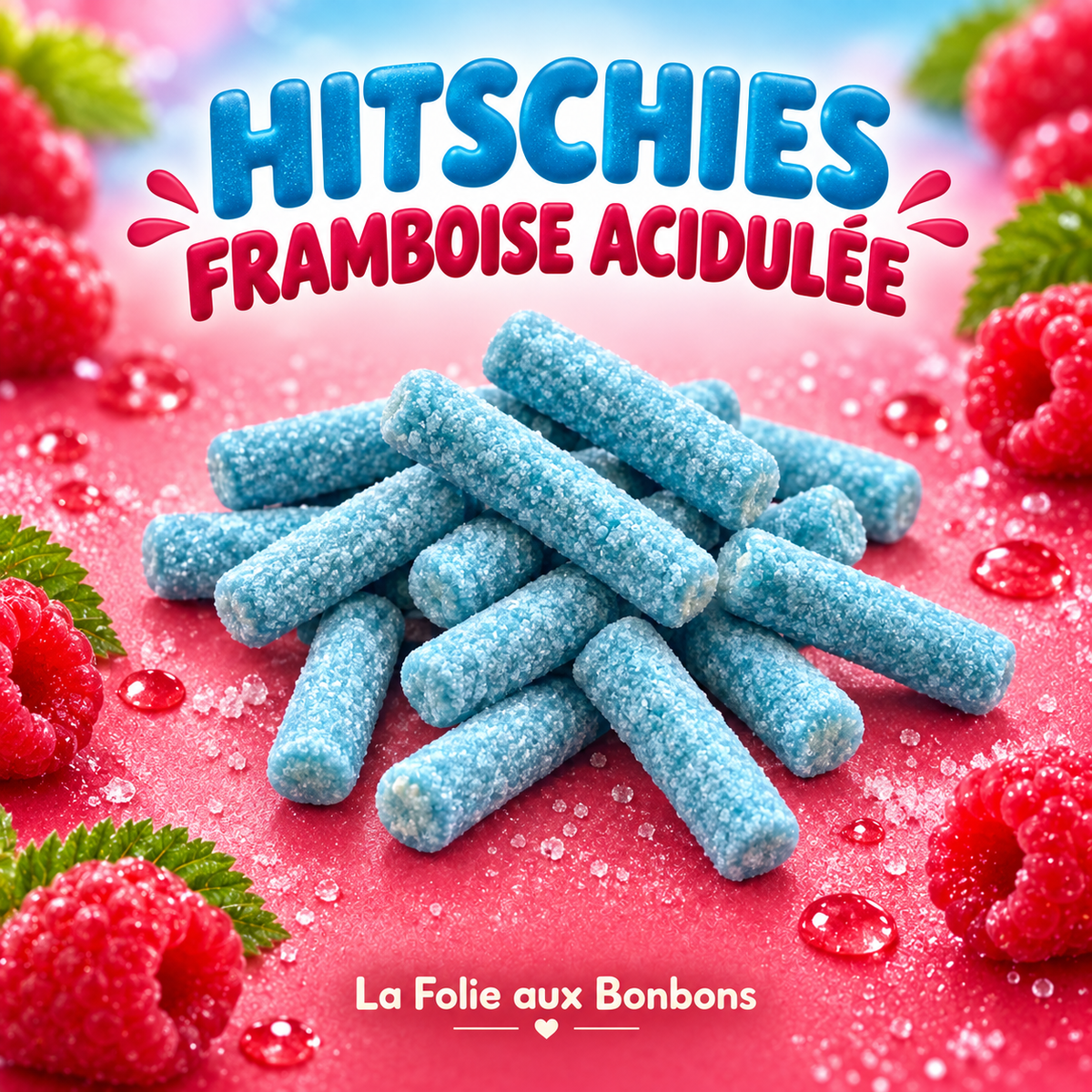Hitschies framboises acidulées