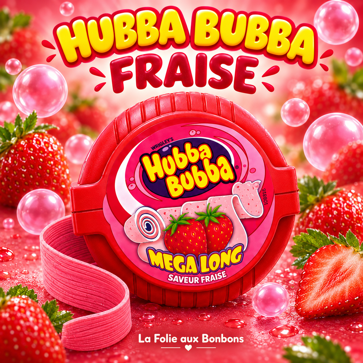 hubba bubba fraise