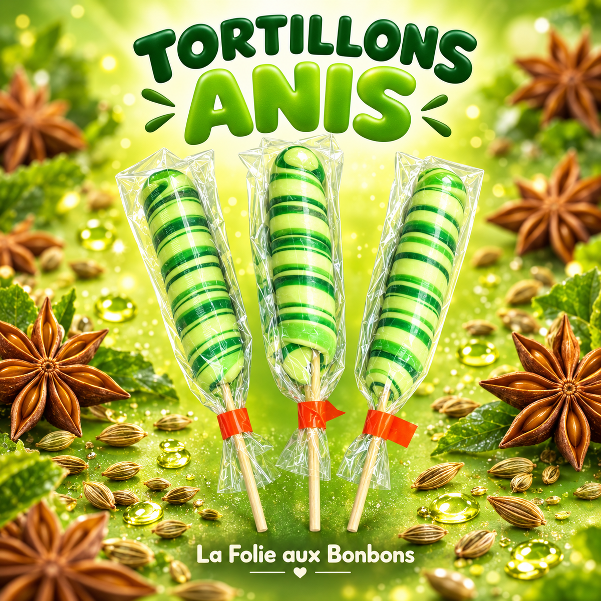 sucette tortillon / brebion ANIS