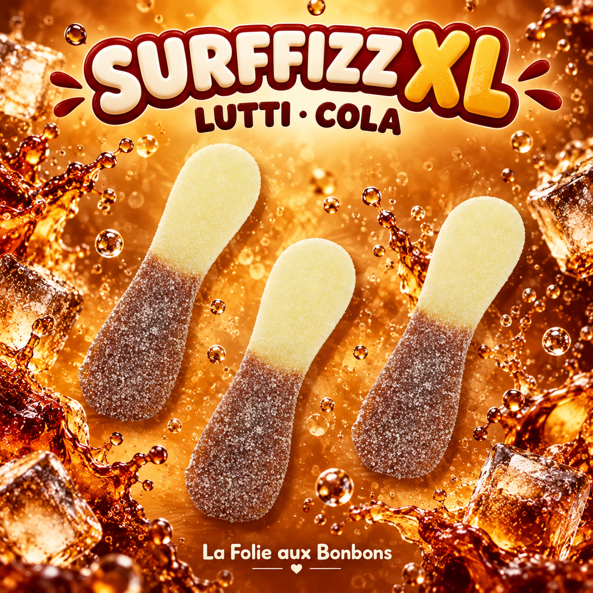 Langues COLA citric Surffizz XL Lutti