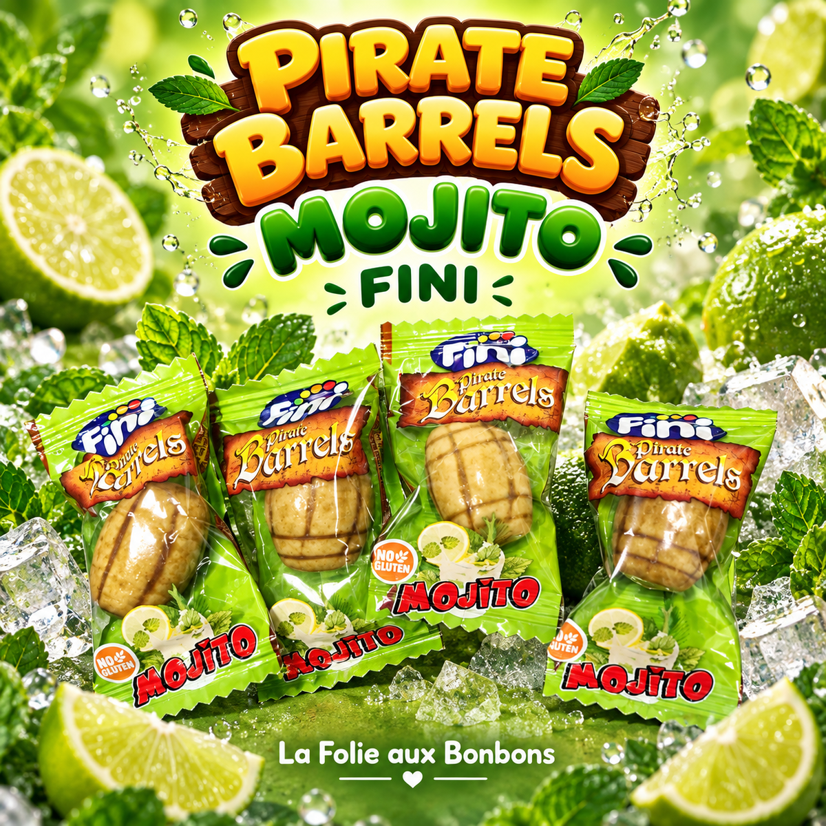 Fini Box Pirat Barrels Gum