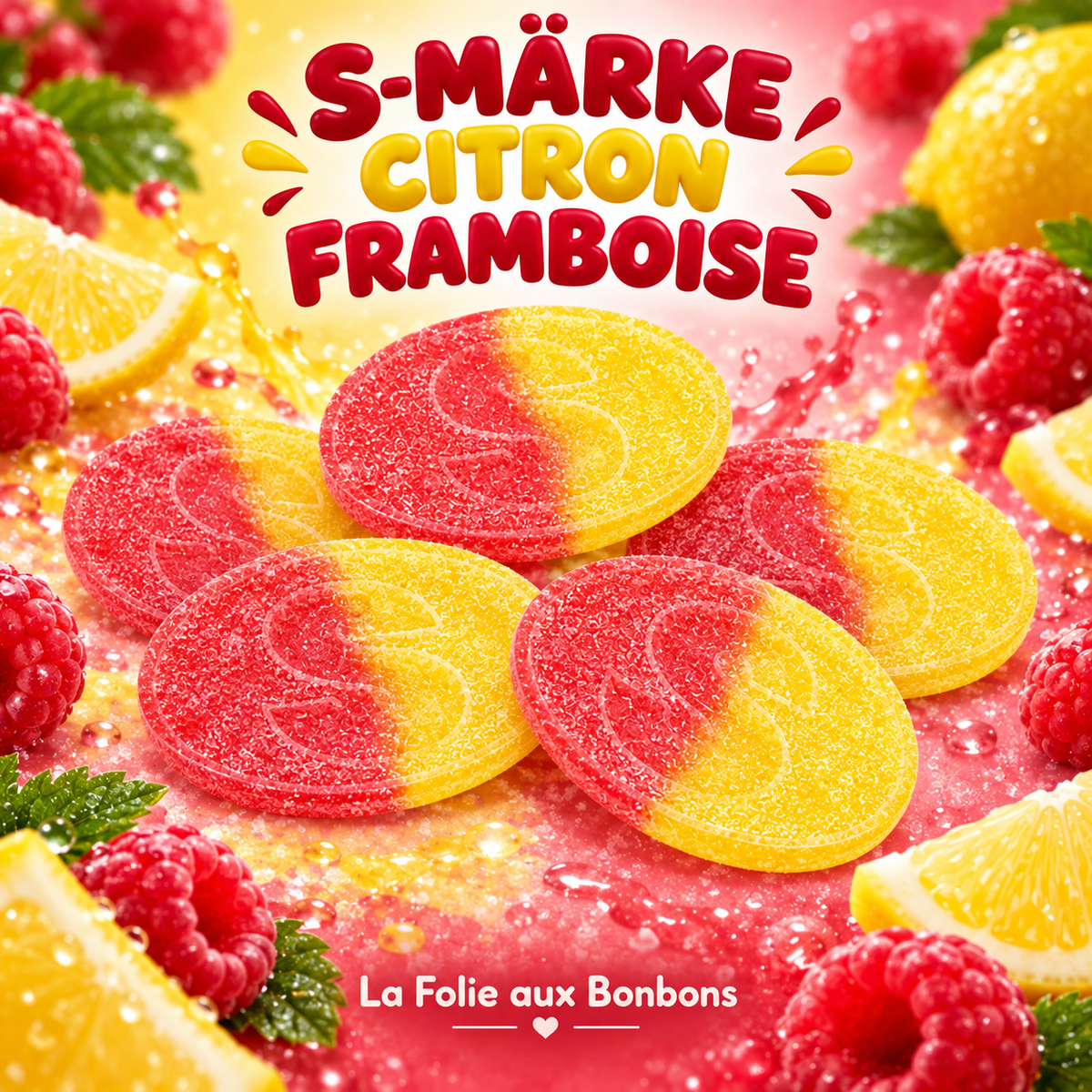 S-MÄRKE Citron acidulé Framboise