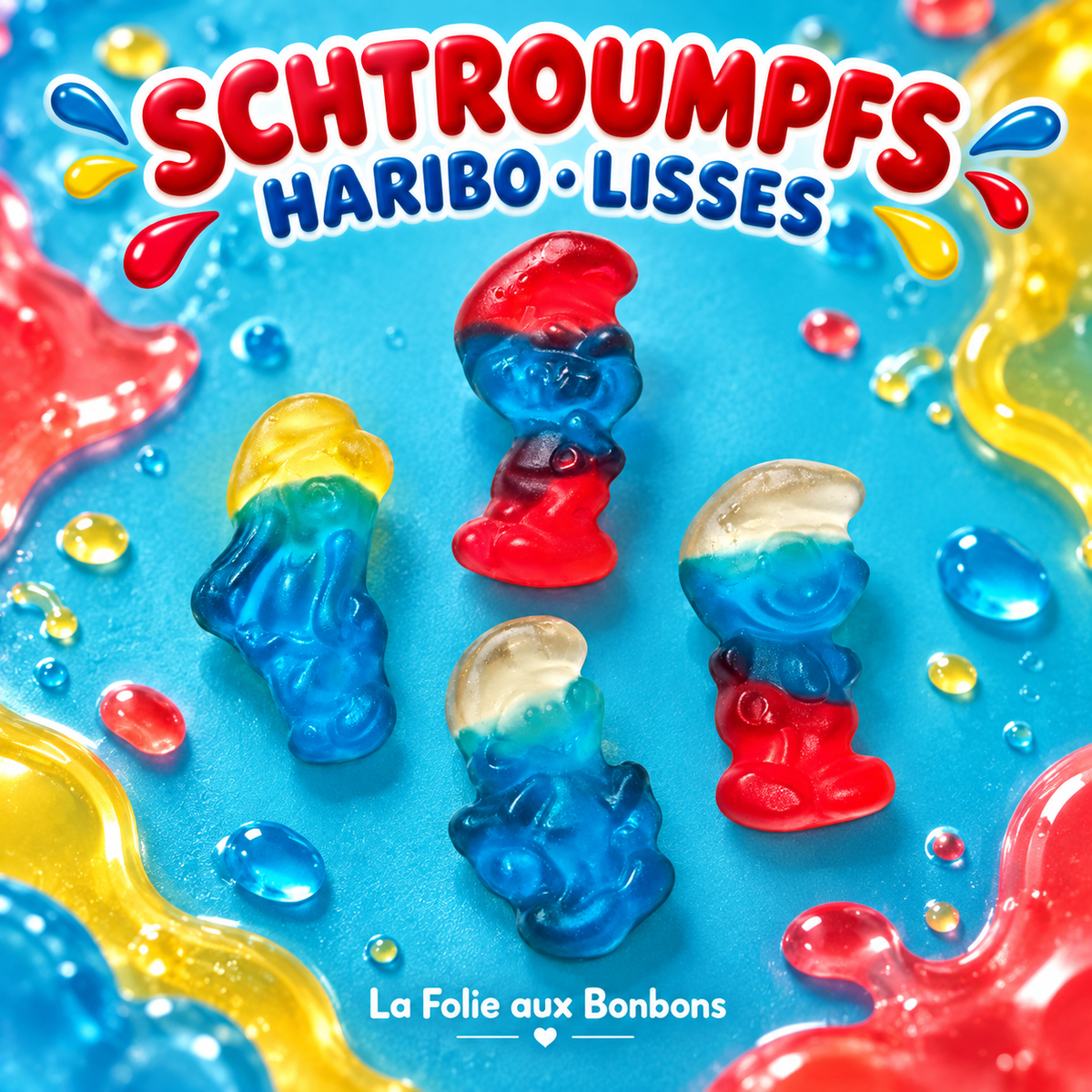 Schtroumpfs Haribo - Lisse
