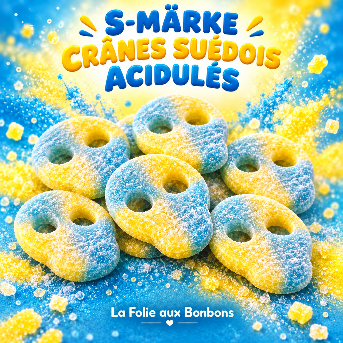 Crane acide suedois (Sour Swedish Skull ) - S-MARKE