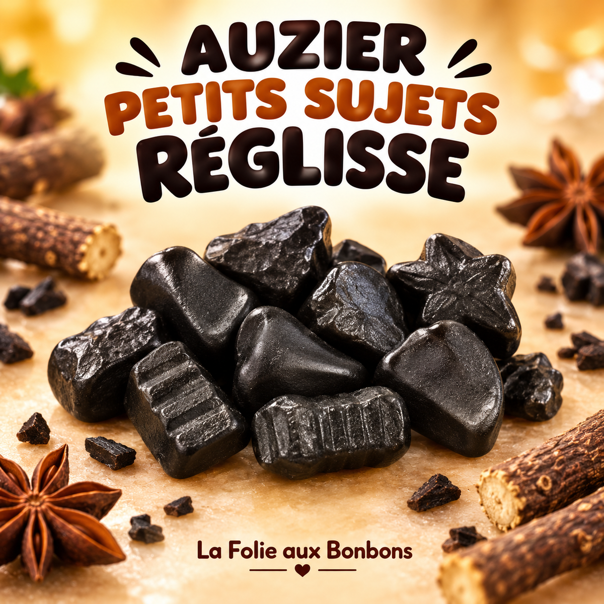 Petits sujets réglisse Auzier