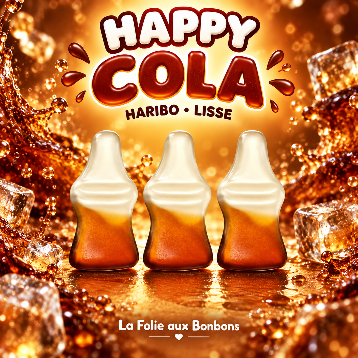 Happy Cola Haribo - Lisse
