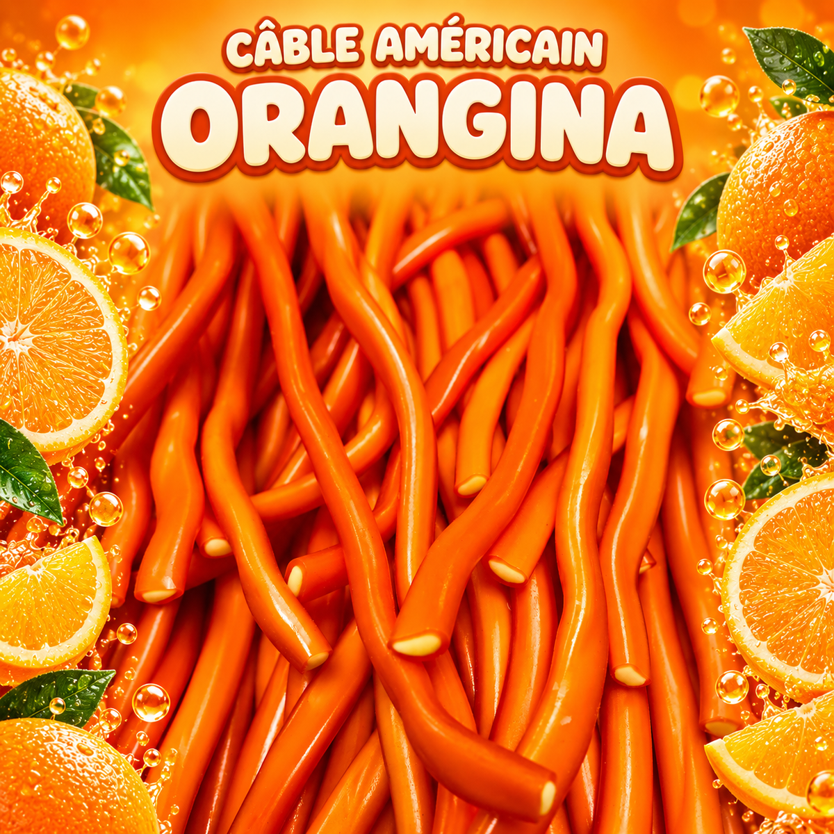 Cable américain 60 cm - Orangina