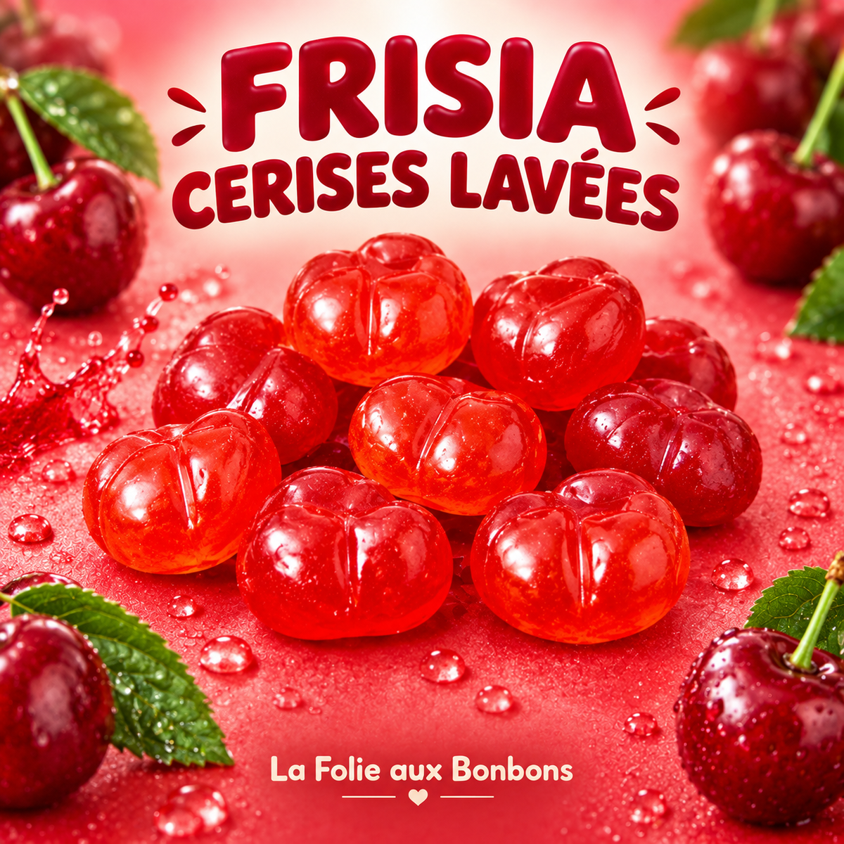 Cerises lavées Frisia