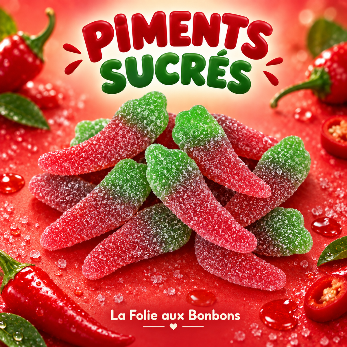DULCEPLUS Piments gélifiés sucrés
