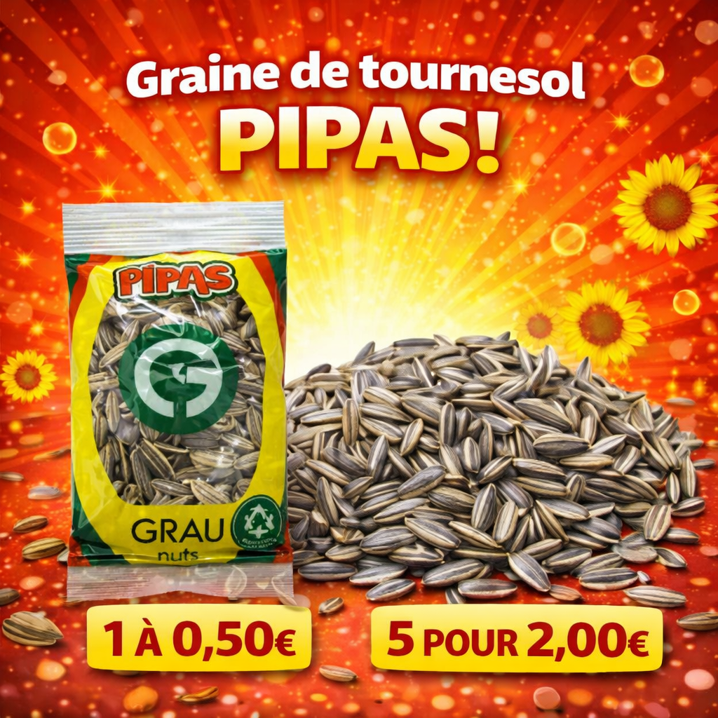 Graine de tournesol pipas