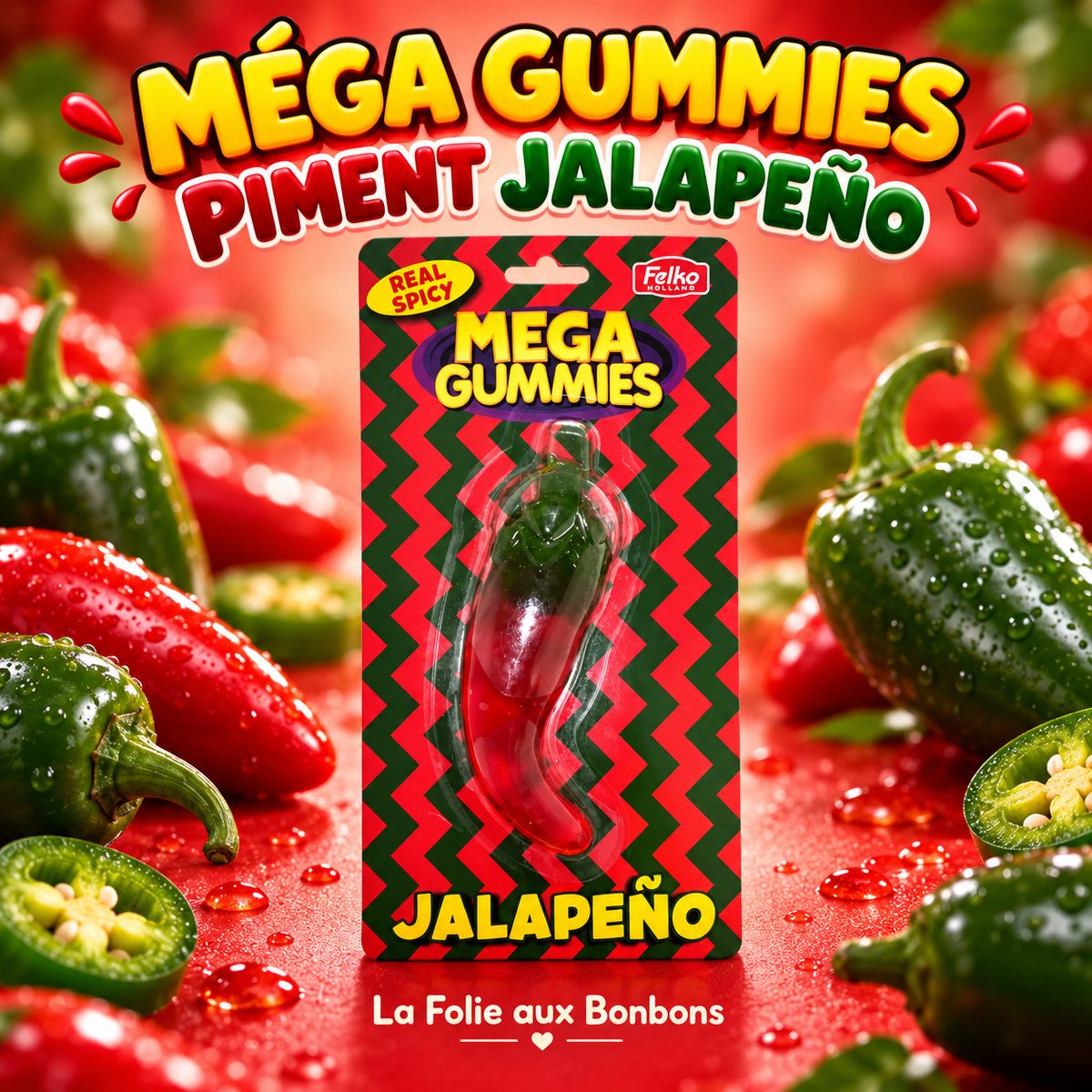 Méga gummies PIMENT