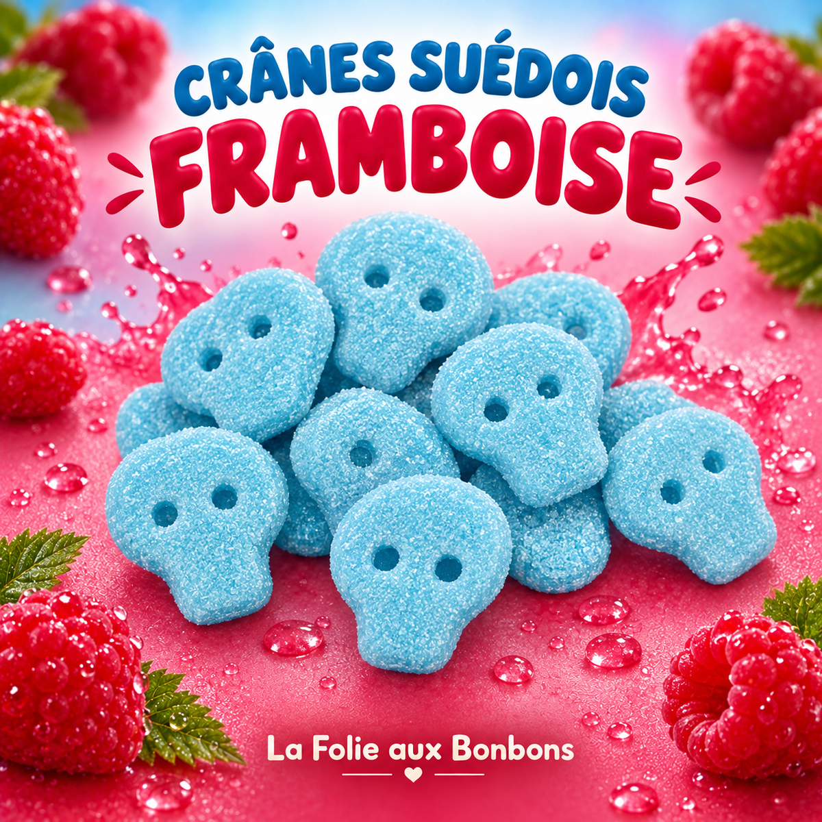 Crane suédois Framboise