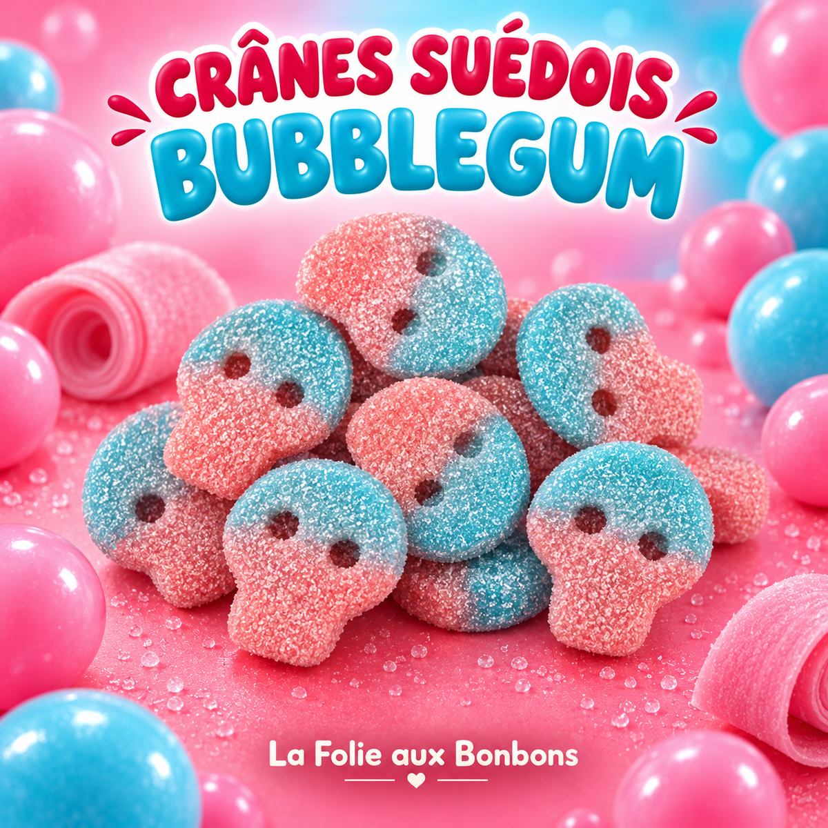 Crane suédois Bubblegum