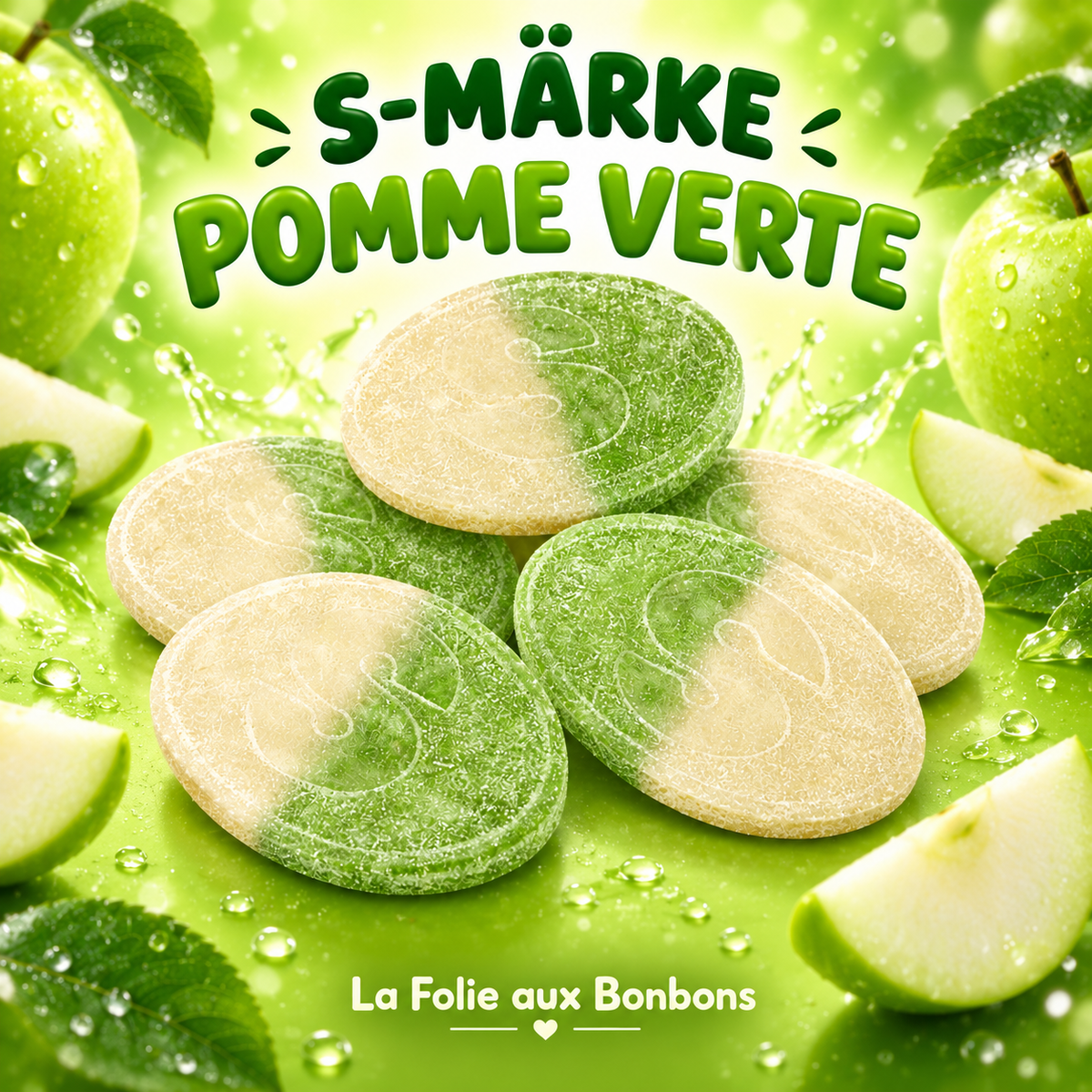 S-MÄRKE Pomme verte
