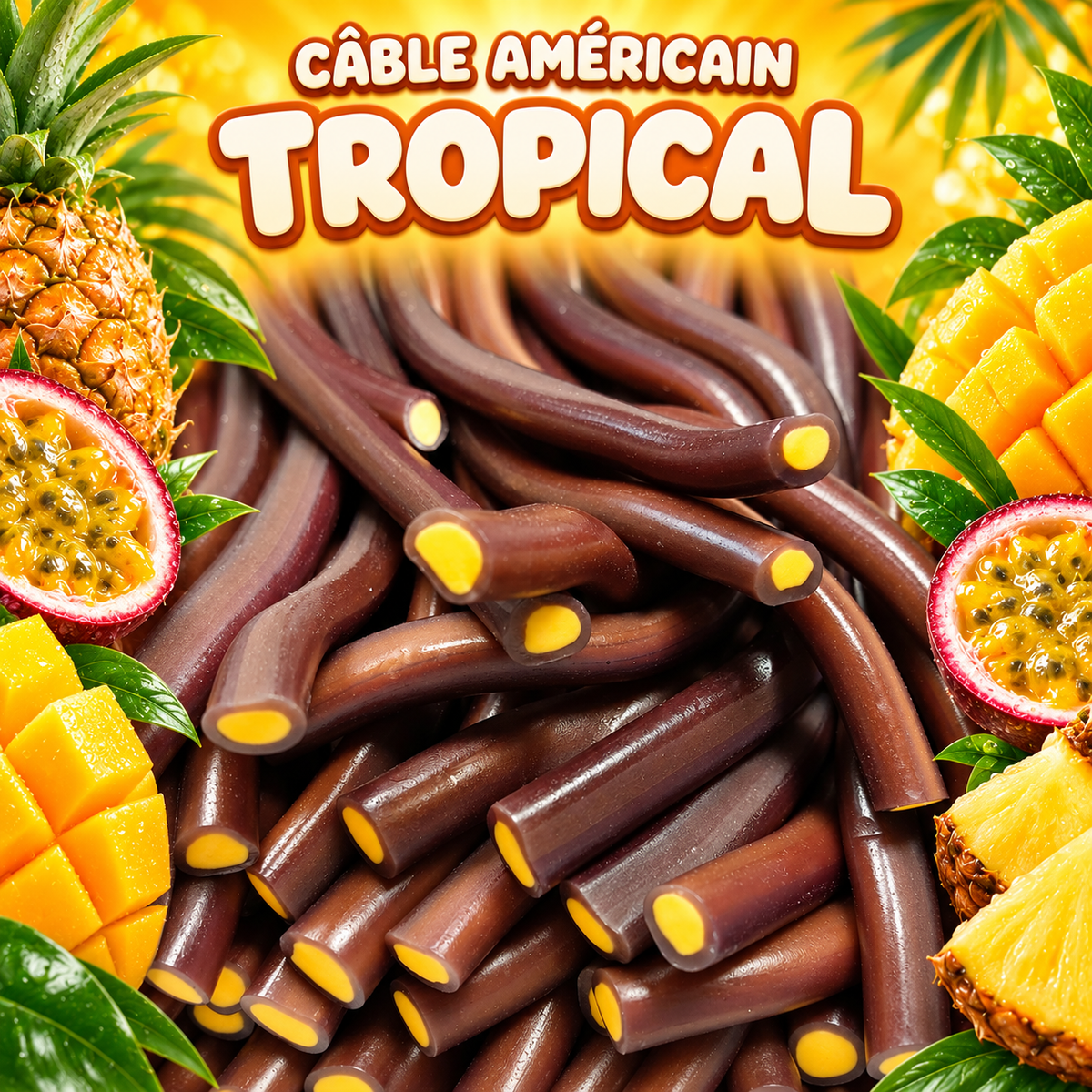 Cable américain 60 cm - Tropical