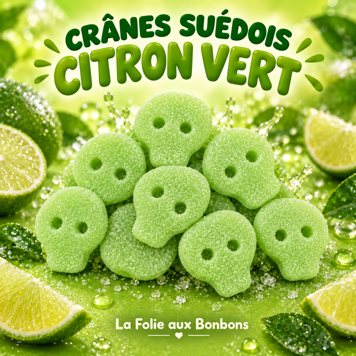 Crane suédois Citron vert