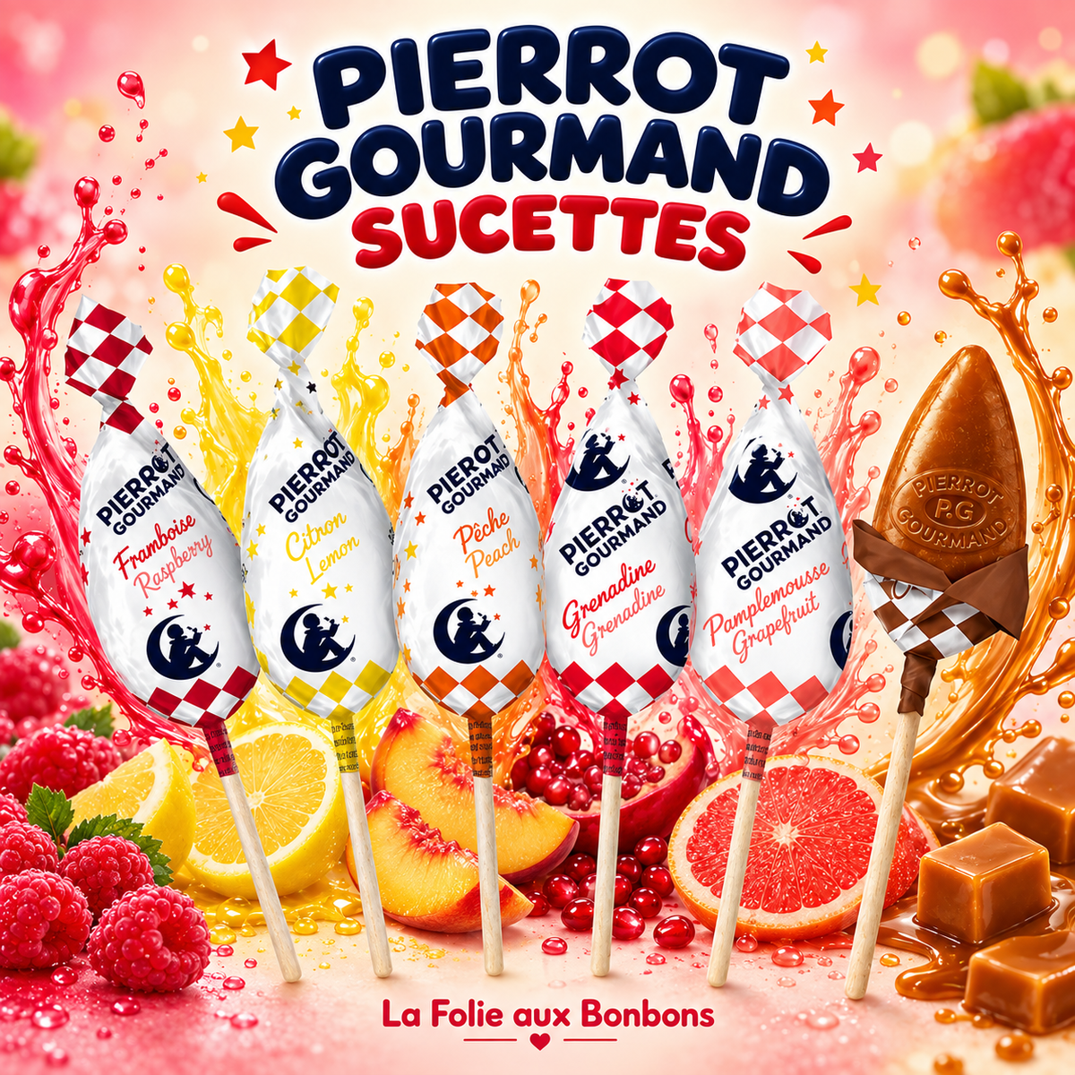 Sucette pierrot gourmand