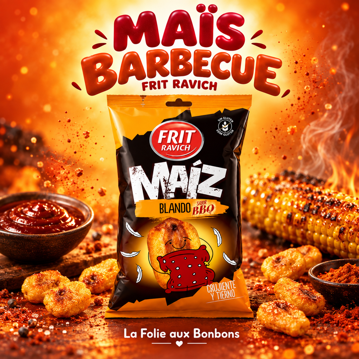 Frit ravich Mais barbecue 45 g