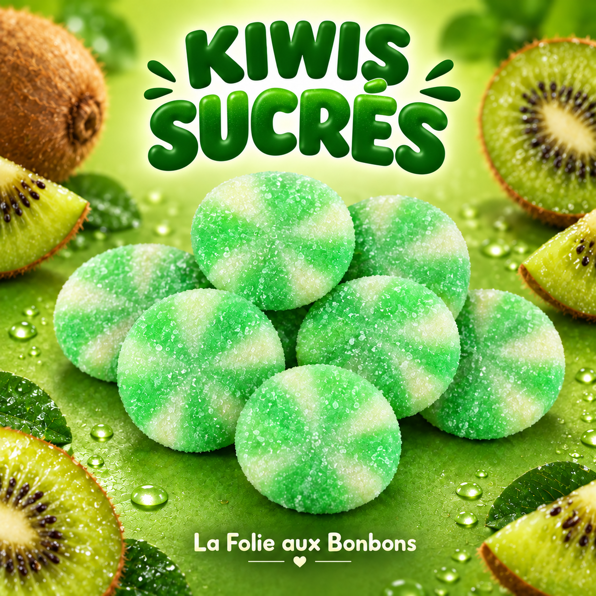 DULCEPLUS Kiwis gélifiés sucrés