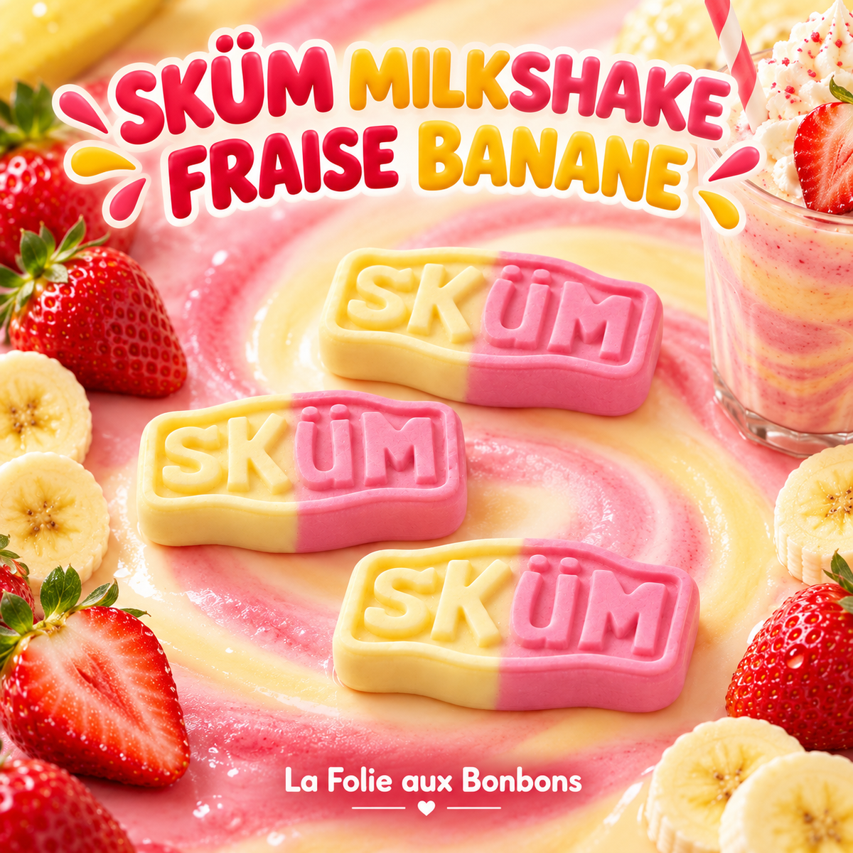 Sküm Milkshake Fraise Banane