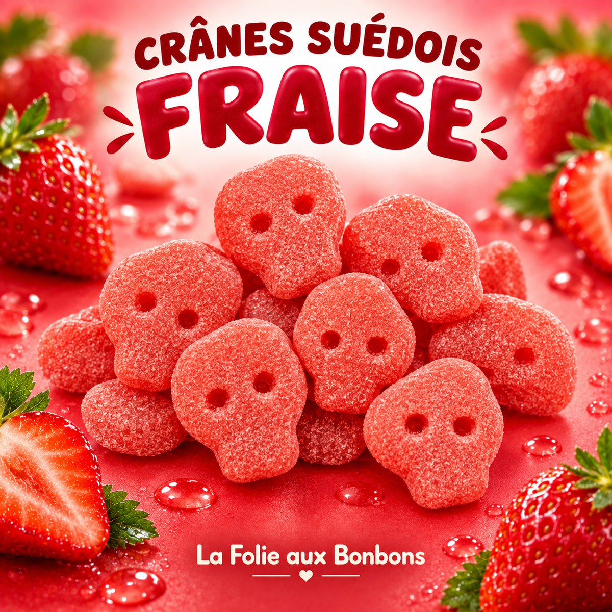 Crane suédois Fraise