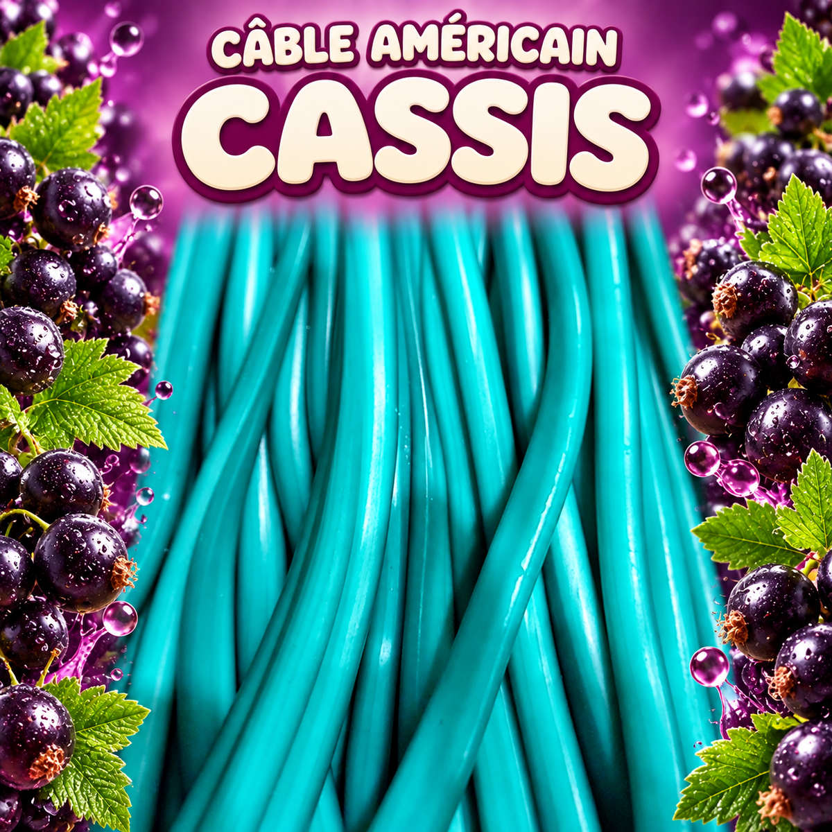 Cable américain 60 cm - Cassis