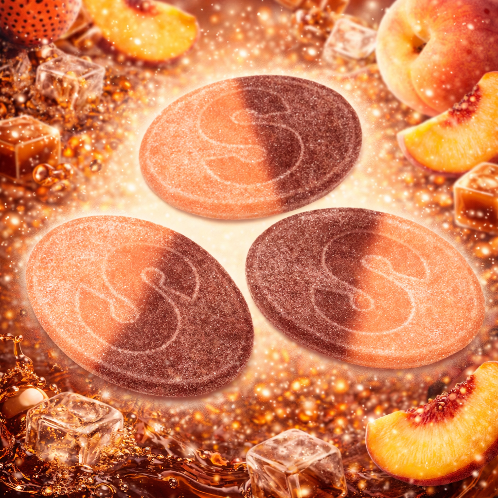 S-MÄRKE Pêche acidulée et cola