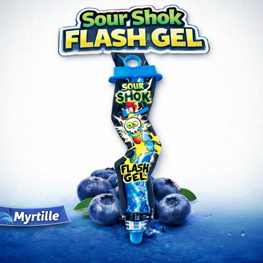 Sour shok flash gel myrtille
