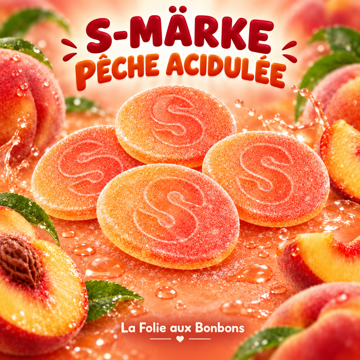 S-MÄRKE Pêche acidulée ( Sour Peach)