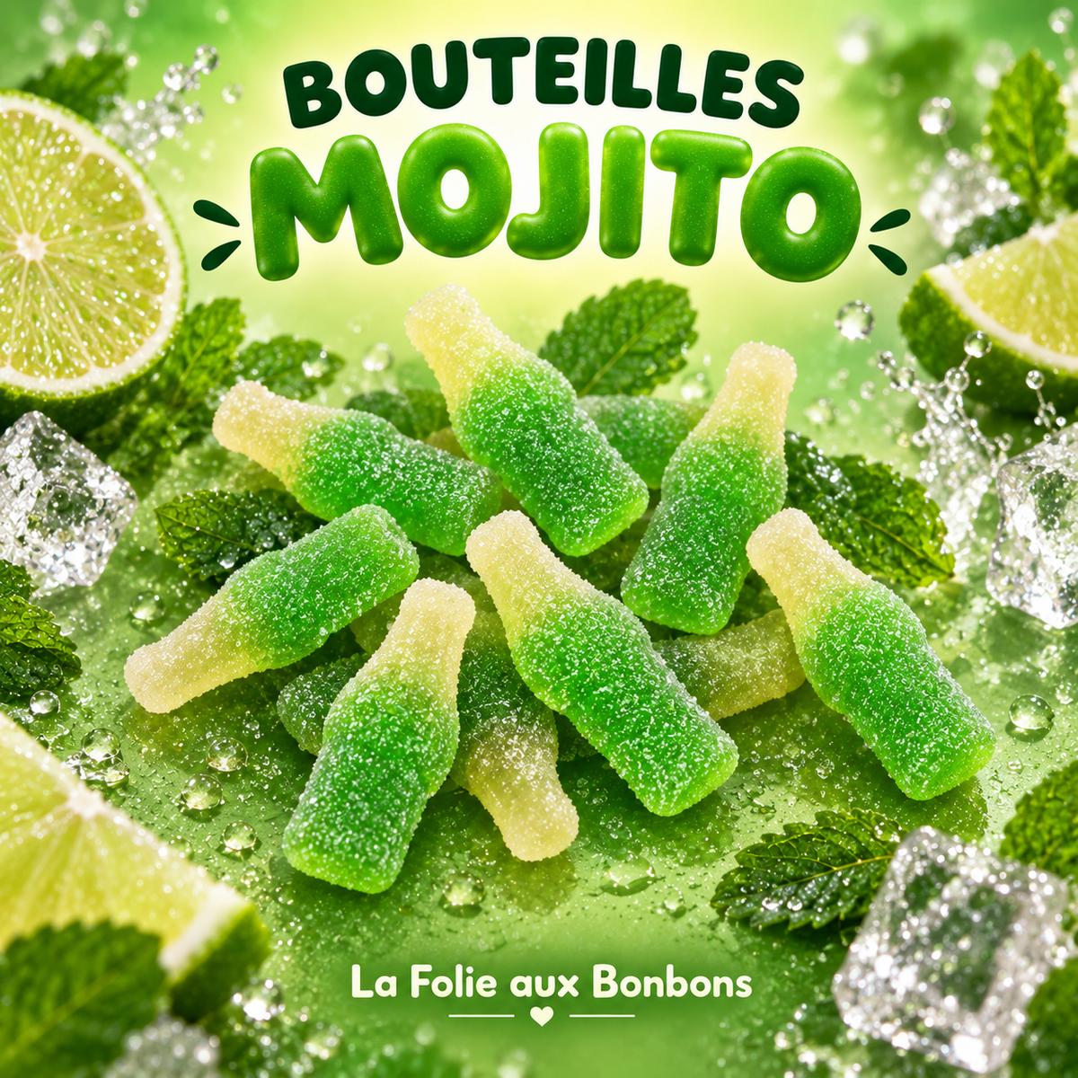 DULCEPLUS Bouteilles Mojito SUCRÉES