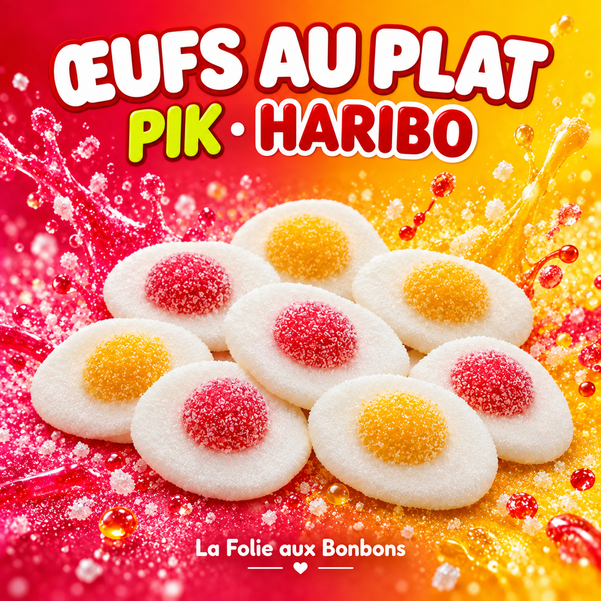Oeufs au plat PIK HARIBO