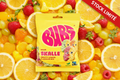 Sachet mini Bubs mélange fruit + citron ( Sour Mini Jelly Skulls )