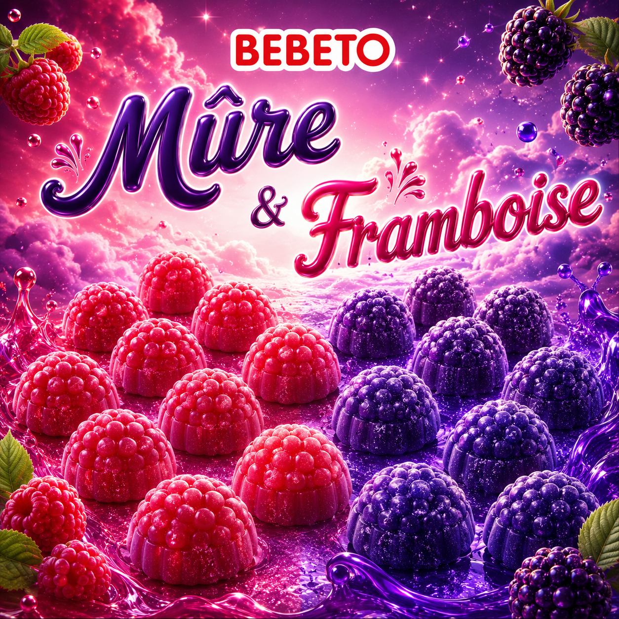 Mûres framboises lisses vrac Bebeto