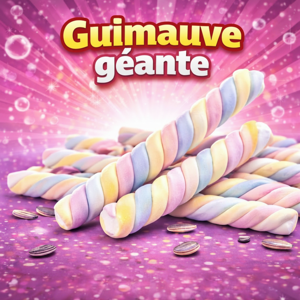 Guimauve géante fini 67 cm