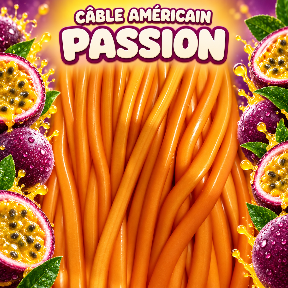 Cable américain 60 cm - Passion