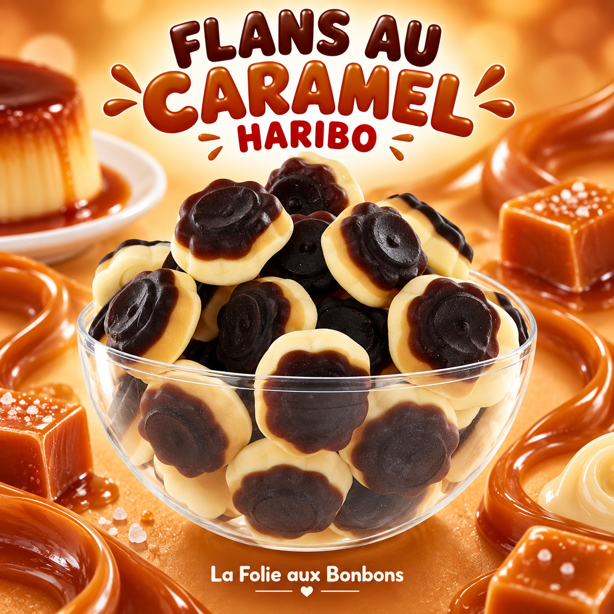 flan au caramel HAribo