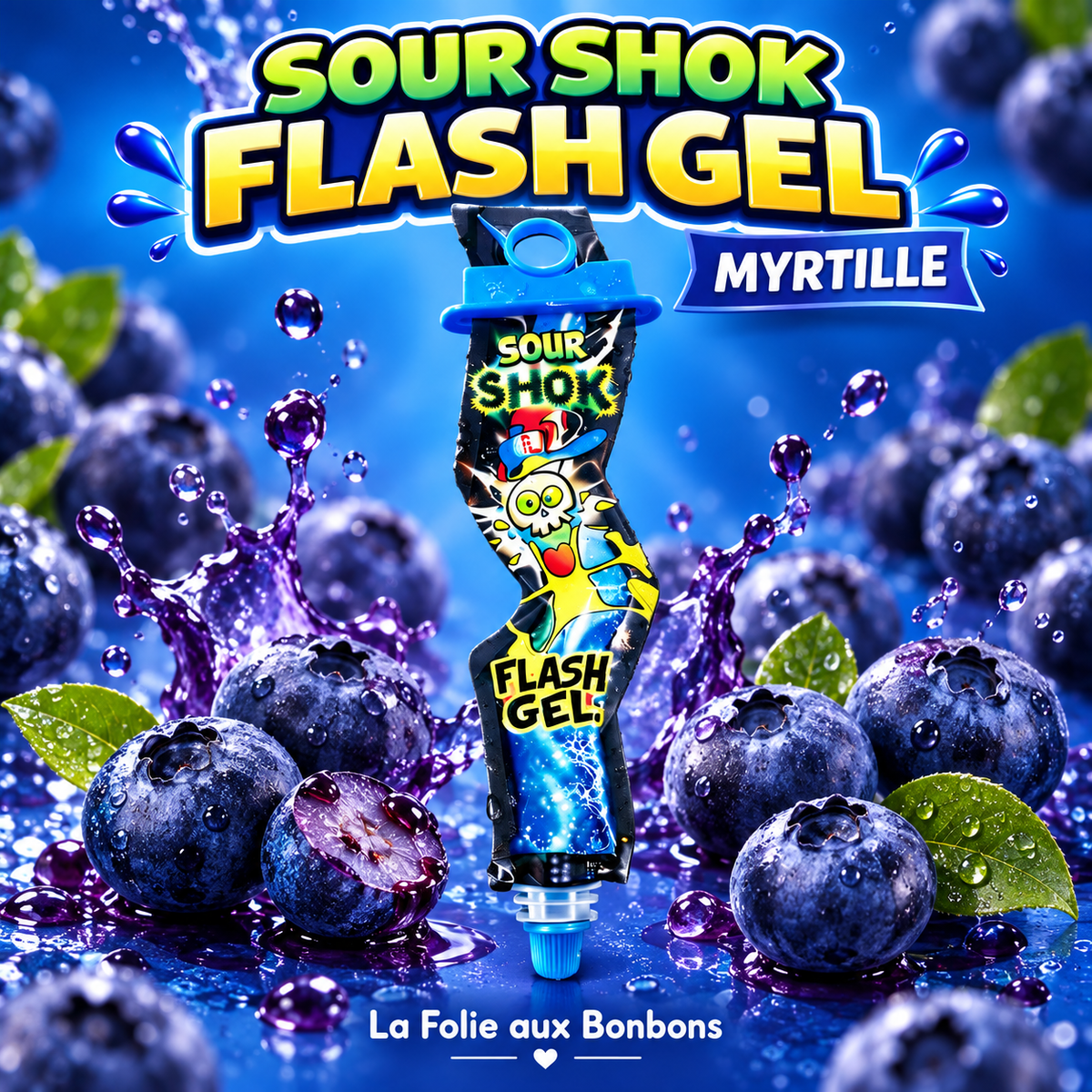 Sour shok flash gel myrtille